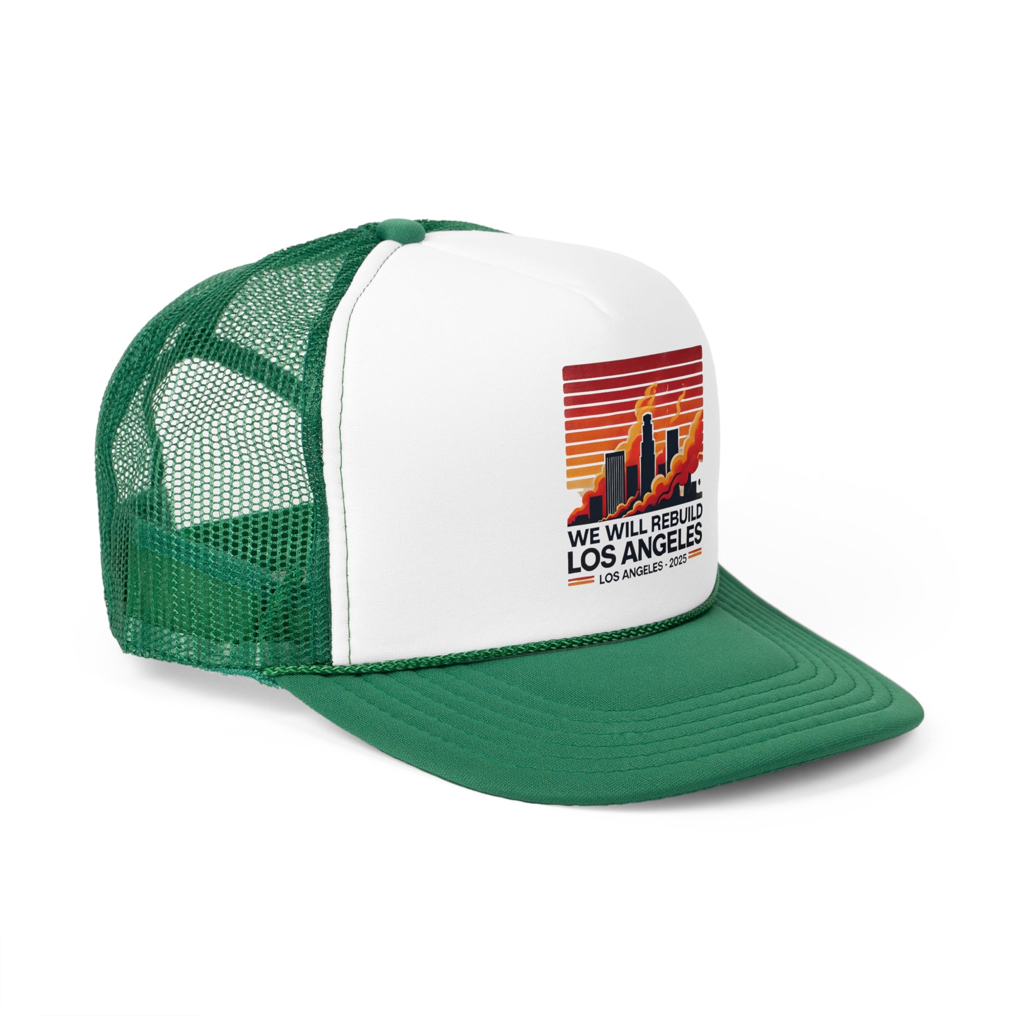 We Will Rebuild Los Angeles 2025 Trucker Cap